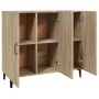 Sonoma Oak Engineered Wood Sideboard 90x34x80 cm by vidaXL, Sideboards - Ref: Foro24-812504, Price: 98,98 €, Discount: %