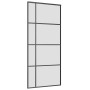Puerta corredera con set herrajes negro 90x205 cm vidrio ESG by , Doors - Ref: Foro24-3375951, Price: 281,92 €, Discount: %