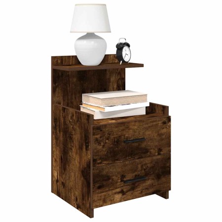 Mesitas de noche 2 unidades con 2 cajones roble ahumado 40x36,5x62 cm | Foro24.es | Tu tienda online para hogar, jardín y más Foro24.es
