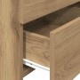 Mesilla de noche con 2 cajones roble artesanal 40x36,5x62 cm by , Nightstands - Ref: Foro24-858648, Price: 47,48 €, Discount: %