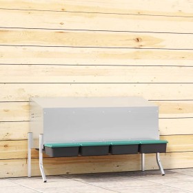 Nido para gallinas con 4 compartimentos y patas de acero galvanizado de , Jaulas y habitáculos para animales pequeños - Ref: ...