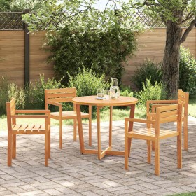 Sillas de jardín 4 unidades 50x53x80 cm Madera
