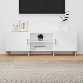 Weißer TV-Schrank aus Sperrholz, 150 x 30 x 50 cm von vidaXL, TV-Möbel - Ref: Foro24-812618, Preis: 95,01 €, Rabatt: %