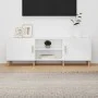 Weißer TV-Schrank aus Sperrholz, 150 x 30 x 50 cm von vidaXL, TV-Möbel - Ref: Foro24-812618, Preis: 95,01 €, Rabatt: %