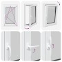 Ventana de sótano "RISOR" 60x100 cm oscilobatiente DIN derecha antracita | Foro24.es | Tu tienda online para hogar, jardín y más Foro24.es