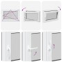 Ventana de sótano "RISOR" 90x50 cm oscilobatiente DIN derecha antracita | Foro24.es | Tu tienda online para hogar, jardín y más Foro24.es