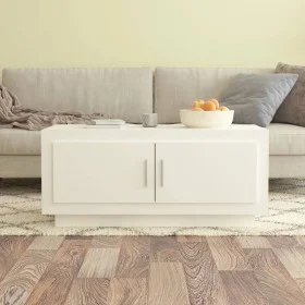 Mesa de centro madera contrachapada blanco 102x50x45 cm de vidaXL, Mesas de centro - Ref: Foro24-811808, Precio: 67,41 €, Des...