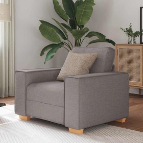 Sillón de tela color topo 60 cm de , Sofás - Ref: Foro24-4104966, Precio: 159,85 €