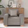 Sillón de tela color topo 60 cm de , Sofás - Ref: Foro24-4104966, Precio: 159,85 €