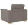 Sillón de tela color topo 60 cm de , Sofás - Ref: Foro24-4104966, Precio: 159,85 €