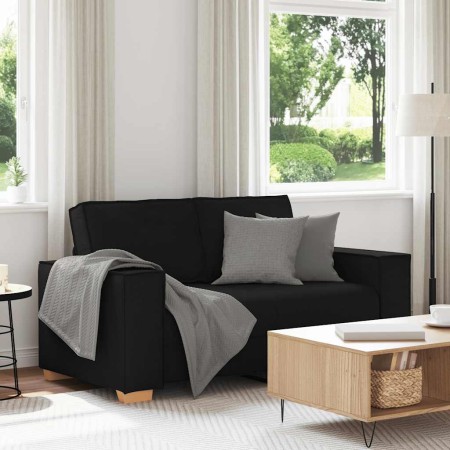 Sofá de 2 plazas  de tela negra, 120 cm | Foro24.es | Tu tienda online para hogar, jardín y más Foro24.es