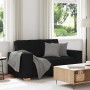 Sofá de 2 plazas  de tela negra, 120 cm | Foro24.es | Tu tienda online para hogar, jardín y más Foro24.es