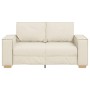 Sofá de 2 plazas de lino, 120 cm de , Sofás - Ref: Foro24-4104979, Precio: 229,78 €, Descuento: %