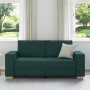 Sofá de 2 plazas  de tela verde oscuro, 140 cm | Foro24.es | Tu tienda online para hogar, jardín y más Foro24.es