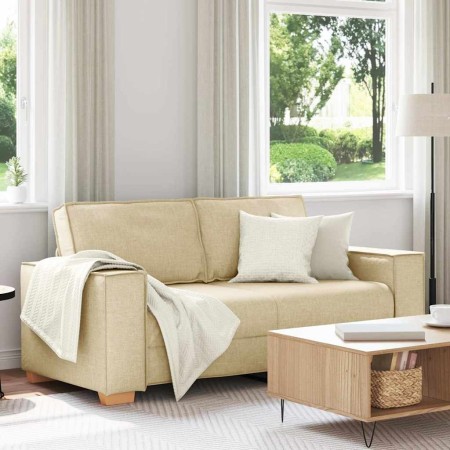 Sofá de 2 plazas  de tela color crema, 140 cm | Foro24.es | Tu tienda online para hogar, jardín y más Foro24.es