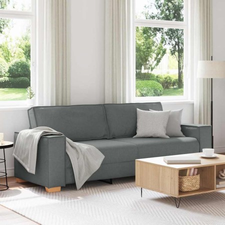 Sofá de 3 plazas  de tela gris oscuro, 180 cm | Foro24.es | Tu tienda online para hogar, jardín y más Foro24.es