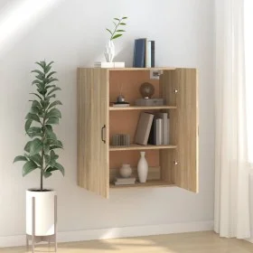 Engineered wood hanging wardrobe in Sonoma oak, 69.5x34x90cm by vidaXL, Lockers and storage cabinets - Ref: Foro24-812270, Pr...