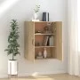Sonoma Eiche Parkett Hängeschrank 69,5x34x90cm von vidaXL, Schließfächer und Lagerschränke - Ref: Foro24-812270, Preis: 84,78...
