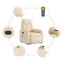 Sillón masaje eléctrico reclinable elevable tela beige | Foro24.es | Tu tienda online para hogar, jardín y más Foro24.es