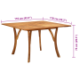 Juego de Comedor de Jardín de 5 Piezas con Cojines Gris Ratán Poliéster Acacia von , Gartentische - Ref: Foro24-3172813, Prei...