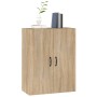 Sonoma Eiche Parkett Hängeschrank 69,5x34x90cm von vidaXL, Schließfächer und Lagerschränke - Ref: Foro24-812270, Preis: 86,15...