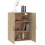 Sonoma Eiche Parkett Hängeschrank 69,5x34x90cm von vidaXL, Schließfächer und Lagerschränke - Ref: Foro24-812270, Preis: 84,78...