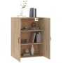 Sonoma Eiche Parkett Hängeschrank 69,5x34x90cm von vidaXL, Schließfächer und Lagerschränke - Ref: Foro24-812270, Preis: 86,15...