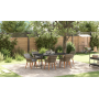 Conjunto de Comedor de Jardín de 7 Piezas Gris de Ratán Sintético | Foro24.es | Tu tienda online para hogar, jardín y más Foro24.es