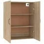 Engineered wood hanging wardrobe in Sonoma oak, 69.5x34x90cm by vidaXL, Lockers and storage cabinets - Ref: Foro24-812270, Pr...