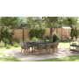 Juego de Comedor de Jardín de 9 Piezas Ratán Gris | Foro24.es | Tu tienda online para hogar, jardín y más Foro24.es