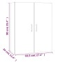 Sonoma Eiche Parkett Hängeschrank 69,5x34x90cm von vidaXL, Schließfächer und Lagerschränke - Ref: Foro24-812270, Preis: 86,15...