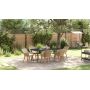 Juego de Comedor de Jardín de 7 Piezas Beige Ratán Sintético | Foro24.es | Tu tienda online para hogar, jardín y más Foro24.es