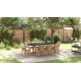 Conjunto de Comedor de Jardín de 9 Piezas en Ratán de Polietileno Beige | Foro24.es | Tu tienda online para hogar, jardín y más Foro24.es