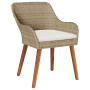 Conjunto de Comedor de Jardín de 9 Piezas en Ratán de Polietileno Beige | Foro24.es | Tu tienda online para hogar, jardín y más Foro24.es