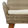 Conjunto de Comedor de Jardín de 9 Piezas en Ratán de Polietileno Beige | Foro24.es | Tu tienda online para hogar, jardín y más Foro24.es