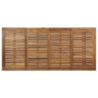 Juego de Comedor de Jardín de 7 Piezas de Acero Negro y Madera Sólida de Acacia von , Gartentische - Ref: Foro24-3284381, Pre...
