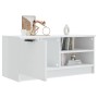 Hochglanzweißer TV-Schrank aus Sperrholz, 80 x 35 x 36,5 cm von vidaXL, TV-Möbel - Ref: Foro24-811478, Preis: 66,45 €, Rabatt: %