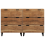 Aparadores 2 pcs Marrón 60x33x75 cm Madera Maciza de Acacia | Foro24.es | Tu tienda online para hogar, jardín y más Foro24.es