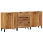 Sideboard de 3 Piezas Marrón 60x33x75 cm de Madera Maciza de Acacia | Foro24.es | Tu tienda online para hogar, jardín y más Foro24.es