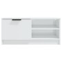 Hochglanzweißer TV-Schrank aus Sperrholz, 80 x 35 x 36,5 cm von vidaXL, TV-Möbel - Ref: Foro24-811478, Preis: 66,45 €, Rabatt: %