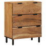 Sideboard de 3 Piezas Marrón 60x33x75 cm de Madera Maciza de Acacia | Foro24.es | Tu tienda online para hogar, jardín y más Foro24.es