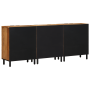 Sideboard de 3 Piezas Marrón 60x33x75 cm de Madera Maciza de Acacia | Foro24.es | Tu tienda online para hogar, jardín y más Foro24.es