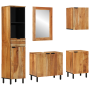 Juego de Muebles de Baño de 5 Piezas de Madera Maciza de Acacia | Foro24.es | Tu tienda online para hogar, jardín y más Foro24.es