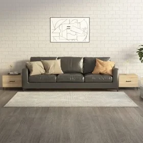 Couchtisch mit Metallbeinen 2 Stück Sonoma-Eiche 50x50x40cm von vidaXL, Couchtisch - Ref: Foro24-812733, Preis: 63,00 €, Raba...