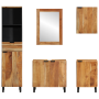 Juego de Muebles de Baño de 5 Piezas de Madera Maciza de Acacia | Foro24.es | Tu tienda online para hogar, jardín y más Foro24.es