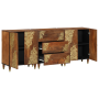 Conjunto de Muebles de Baño de 3 Piezas de Madera Maciza de Mango | Foro24.es | Tu tienda online para hogar, jardín y más Foro24.es