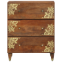 Conjunto de Muebles de Baño de 3 Piezas de Madera Maciza de Mango | Foro24.es | Tu tienda online para hogar, jardín y más Foro24.es