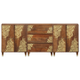 Conjunto de Muebles de Baño de 3 Piezas de Madera Maciza de Mango | Foro24.es | Tu tienda online para hogar, jardín y más Foro24.es