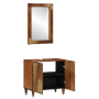 Juego de muebles de baño  de 2 piezas de madera maciza de mango | Foro24.es | Tu tienda online para hogar, jardín y más Foro24.es