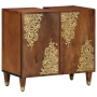 Conjunto de Muebles para Baño  de 3 Piezas de Madera Maciza de Mango | Foro24.es | Tu tienda online para hogar, jardín y más Foro24.es